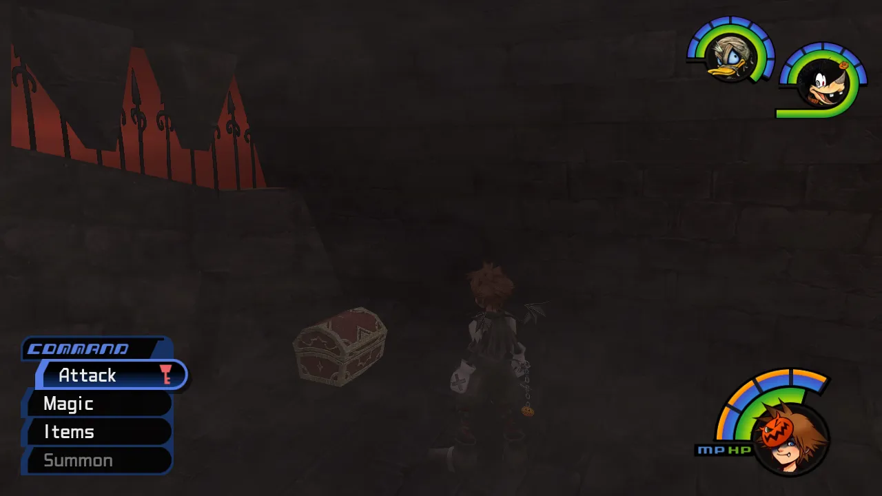 Halloween Town Guillotine Square Pumpkin Structure Left Chest